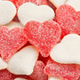 Albanese Confections Red And White Sour Gummi Hearts