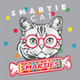 Sweet Vintage Tees Smartie Cat Vintage T-Shirt 
