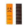 Moodibars Grumpy Orange Emoji Wrapper Dark Chocolate 1.75 oz