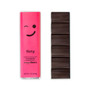 Moodibars Flirty Pink Emoji Wrapper Dark Chocolate Strawberry Champagne 1.75 oz