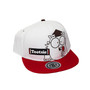 Tootsie Pop Owl White and Red Flat Brim Hat