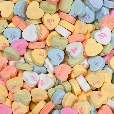 Sour Conversation Hearts - 2 lb Bag