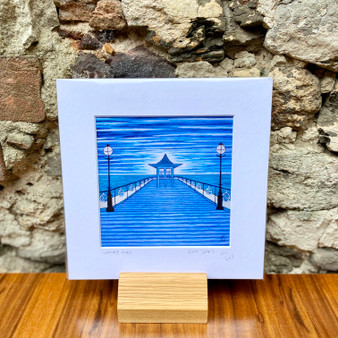 Swanage Pier Giclée Print of Original Painting by Esme James Contemporary Artist, Grange Gallery, Dorset