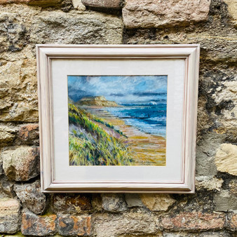 Summer on the Head  original artwork by mixed media artist, Susan Coupe, Grange Gallery, Dorset