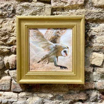 Barn Owl , original painting by Cliff Towler, Grange Gallery, Dorset