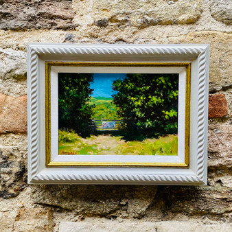 Close the Gate II, Original oil on board by Ian Hargreaves, Dorset.