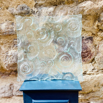 Ammonite - Recycled Glass  by Aline Johnson