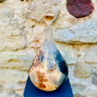 Cumulus Rising II, Sculpture, Barrel-fired ceramic by David Pointer, Grange Gallery, Dorset