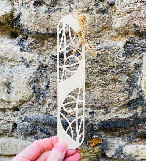 Bookmarks in Birch wood designed and made by Esme and Jason Cameron,  Grange Gallery Dorset