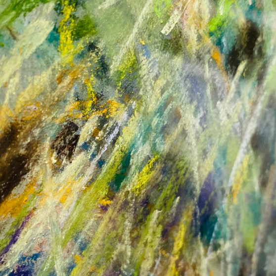 Summer on the Head  original artwork by mixed media artist, Susan Coupe, Grange Gallery, Dorset