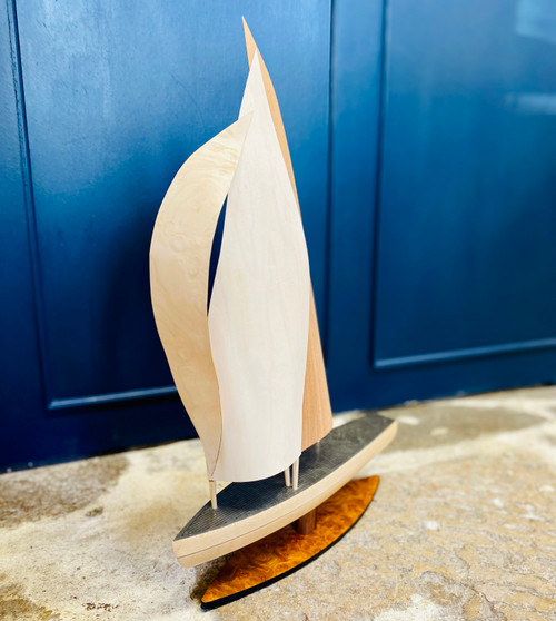 Yacht 'Ocean Breeze VII' by Jason Cameron, Grange Gallery, Dorset