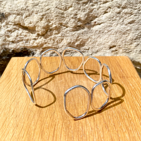 Hooped Cuff Bangle by Adjoua Designs,  Grange Gallery, Wareham Dorset