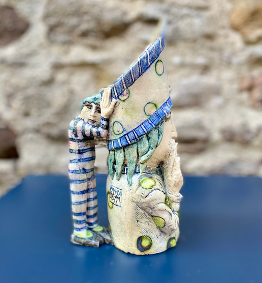 Sleepwalking Jug, Ceramic by Amanda Popham, Grange Gallery
