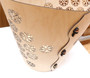 Wastepaper Basket 'Flower of Life' designed and made by Cameron Furniture, Dorset