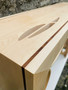 Console Table, Filigree Style, Maple and Walnut by Cameron Furniture