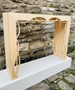 Console Table, Filigree Style, Maple and Walnut by Cameron Furniture
