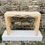 Console Table, Filigree Style, Maple and Walnut by Cameron Furniture