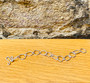 Oval Link Silver Bracelet by Adjoua Designs,  Grange Gallery, Wareham Dorset.