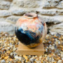 Moon Jar II, Barrel-fired ceramic by David Pointer, Grange Gallery, Dorset