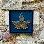 Gold Birch and  Oak Ivy Leaf Relief designed and made by Jason and Esme, Grange Gallery, Dorset.