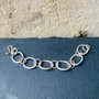 Oval Link Silver Bracelet by Adjoua Designs,  Grange Gallery, Wareham Dorset
