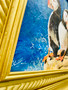 Two Puffins, original painting by Cliff Towler, Grange Gallery, Dorset