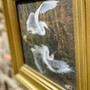 Egret, original painting by Cliff Towler, Grange Gallery, Dorset
