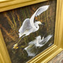 Egret, original painting by Cliff Towler, Grange Gallery, Dorset