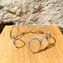 Hooped Cuff Bangle by Adjoua Designs,  Grange Gallery, Wareham Dorset