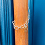 Oval Link  Star Pendant Silver Bracelet by Adjoua Designs,  Grange Gallery, Wareham Dorset.