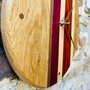 Trinity Clock, hardwood clock by Jason and Esme, Grange Gallery, Dorset