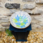 Blue  and white Tulips Bowl - Ceramic designed and made by Jane Elmer-Smith,  Grange Gallery, Dorset