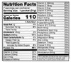 1 box containing 7 packets - Easy Protein Smoothie Base Mix Nutrition Facts