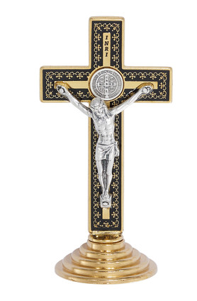 (119-22) 3.5" GOLD/BLACK ST BENEDICT