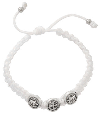 (B126KC) KIDS WHITE ST. BENEDICT CORDED