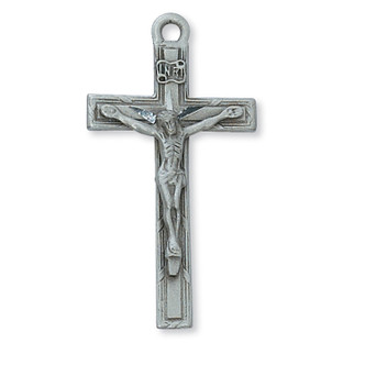 (D6032X) PEWTER CRUCIFIX 