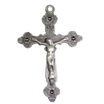 (D9101X) PEWTER CRUCIFIX 