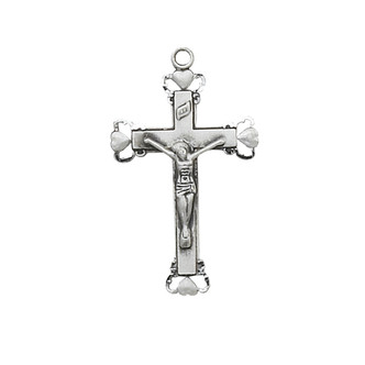 (D8072X) PWTR, CRUCIFIX,  SLVR OX