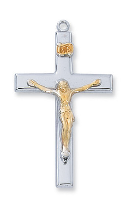 (RC7021X) TWO TONE CRUCIFIX  