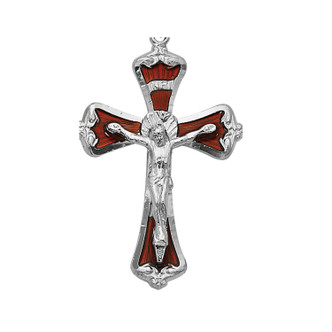 (RC5001-RUX) PWTR, CRUCIFIX , IR , RED,EPXY