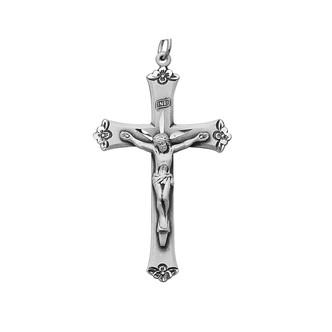 (D6003X) PEWTER CRUCIFIX