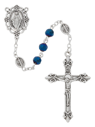 (P632F) 6MM METALLIC BLUE CRYSTAL RSRY