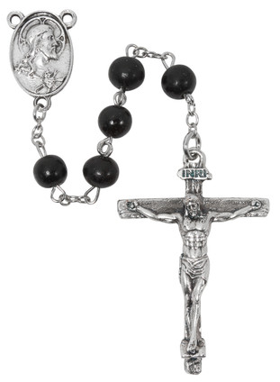 (P280R) BLACK WOOD SACRED HEART RSRY