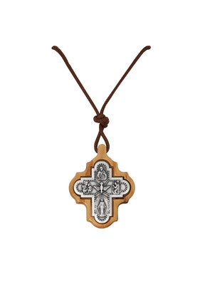 (94-11X) OLIVE WOOD 4WAY PENDANT