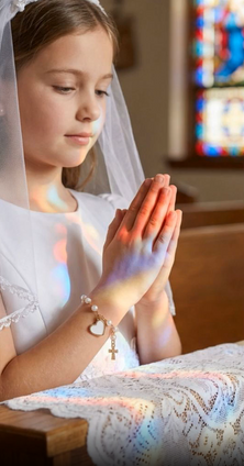 (BR103W) GP 5MM PEARL ROSARY