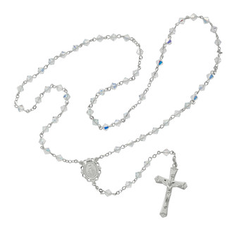 (R01DW) 5MM SWAROVSKI CRYSTAL ROSARY
