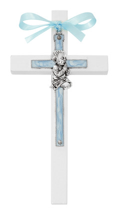 (73-84) 6" BLUE BABY BOY ON WHITE