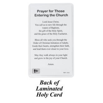 (PSD667-24) OCIA MEDAL & PRAYER CARD  