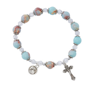(B1076C) ST. GERARD BRACELET WITH CARD