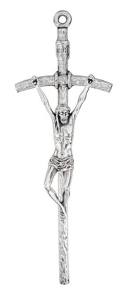 (111-27) 5 1/2 " ITALIAN PAPAL CRUCIFIX